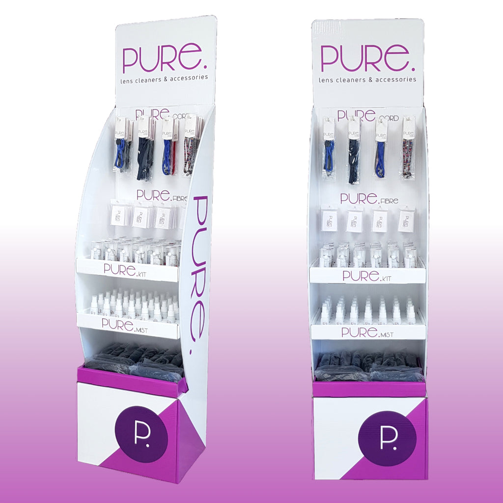 PURE Merchandising Displays – Zenix Optical Inc